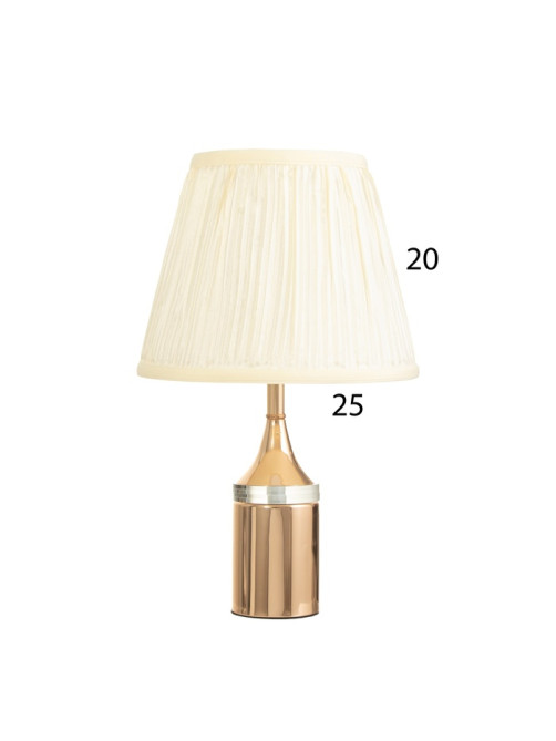 Лампа настольная «Жаннет» 1×40 Вт Е27+LED подсветка золото 24×24×41.5 см