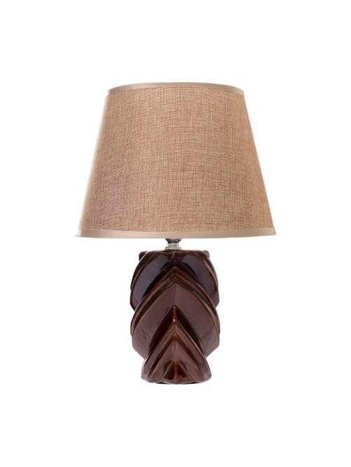 Настольная лампа с абажуром RISALUX «Гринда», Е14, 40 Вт, 22.5×22.5×32 см