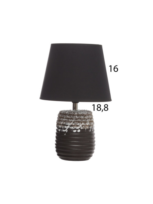Лампа настольная «Бию» 1×40 Вт Е14 коричневый 19.5×19.5×32 см