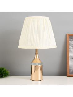 Лампа настольная «Жаннет» 1×40 Вт Е27+LED подсветка золото 24×24×41.5 см
