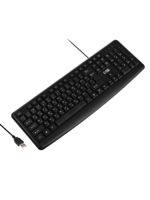 Клавиатура компьютерная Sima-Land SL-01, проводная, мембранная, 104 клавиши, USB, 1.5 м, черная