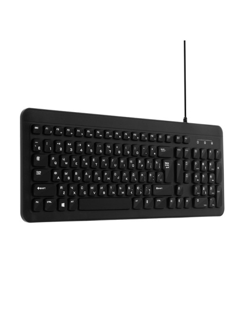 Клавиатура компьютерная Sima-Land SL-02, мембранная, островная, 104 клавиши, USB, 1.5 м, черная