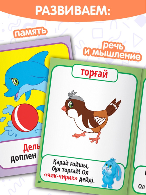 Книжное комплектное издание «Годовой курс» на казахском языке, 6 книг