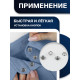 Кнопки рубашечные TEIRA, открытые, d=9.5 мм, 10 шт., в пластиковом боксе, цвет серебряный