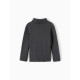 Водолазка детская MINAKU: Termo, тёмно-серая, рост 140-146 см