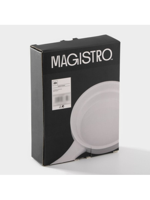 Кокотница Magistro «Бланш», 20.3×14.4×4.6 см, фарфор, белая