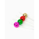 Трубочки для коктейля «Диско-шар», 4 шт.