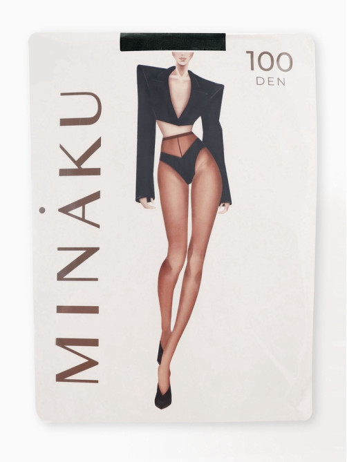 Женские колготки MINAKU 100 ден, хаки, размер 3/M