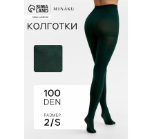 Женские колготки MINAKU 100 ден, хаки, размер 2/S