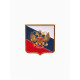 Значок «Герб», 3 см, цветной в золоте
