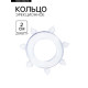Эрекционное кольцо с усиками, d=2 см, силикон, прозрачный