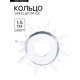 Эрекционное кольцо с усиками, d=1.5 см, силикон, прозрачный