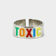 Кольцо металлическое TOXIC, 1.7 см