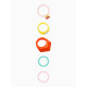 Набор колец 5 шт. «Стиль лёгкий. Кристалл и сердце», размер МИКС (17-19), цветные
