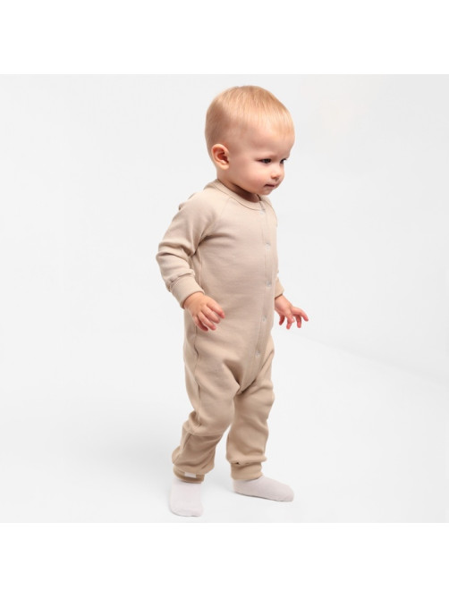 Комбинезон детский MINAKU, рост 80-86 см, бежевый
