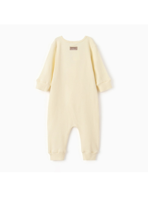 Комбинезон детский MINAKU: Basic Line BABY, рост 86-92, молочный