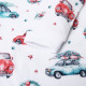 Комбинезон детский детский MINAKU New Year's cars, рост 62-68 см, белый
