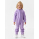 Комбинезон флисовый для девочки MINAKU: Fleece Soft, сиреневый, рост 116-122 см