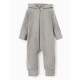 Комбинезон флисовый детский MINAKU: Fleece Soft, серый, рост 104-110 см