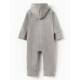 Комбинезон флисовый детский MINAKU: Fleece Soft, серый, рост 104-110 см