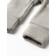 Комбинезон флисовый детский MINAKU: Fleece Soft, серый, рост 104-110 см