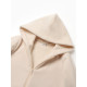 Комбинезон флисовый для девочки MINAKU: Fleece Soft, бежевый, рост 110-116 см