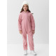 Комбинезон флисовый для девочки MINAKU: Fleece Soft, розовый, рост 98-104 см
