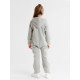 Комбинезон флисовый детский MINAKU: Fleece Soft, серый, рост 110-116 см
