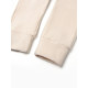Комбинезон флисовый для девочки MINAKU: Fleece Soft, бежевый, рост 104-110 см