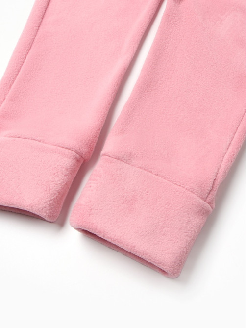 Комбинезон флисовый для девочки MINAKU: Fleece Soft, розовый, рост 92-98 см