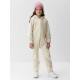 Комбинезон флисовый для девочки MINAKU: Fleece Soft, бежевый, рост 122-128 см
