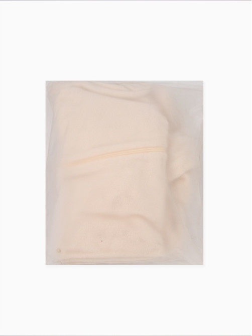 Комбинезон флисовый для девочки MINAKU: Fleece Soft, бежевый, рост 122-128 см