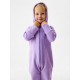Комбинезон флисовый для девочки MINAKU: Fleece Soft, сиреневый, рост 92-98 см