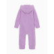 Комбинезон флисовый для девочки MINAKU: Fleece Soft, сиреневый, рост 116-122 см