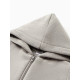 Комбинезон флисовый детский MINAKU: Fleece Soft, серый, рост 92-98 см