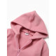 Комбинезон флисовый для девочки MINAKU: Fleece Soft, розовый, рост 98-104 см