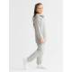 Комбинезон флисовый детский MINAKU: Fleece Soft, серый, рост 116-122 см