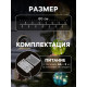 Гирлянда «Нить-гроздь» 60 см, прозрачная нить, «Красочные шары», 30 LED, 4.5 В, от батареек AAх3, свечение тёплое белое