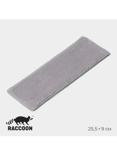 Сменная насадка для окномойки Raccoon, микрофибра, 25.5×9 см, серая