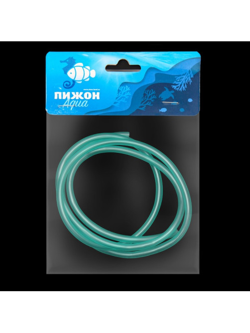 Трубка-шланг для компрессора силиконовая, Ø 4 мм, 1 м, зелёная
