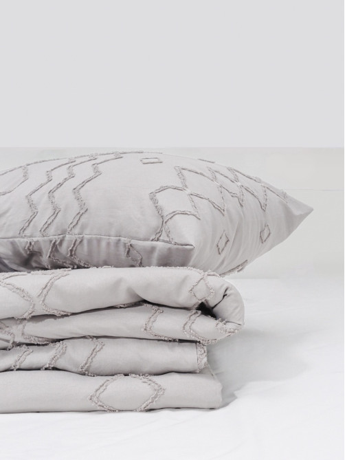 Постельное бельё евро LoveLife Tufting Орнамент, микрофайбер