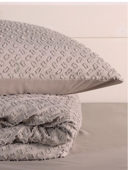 Постельное бельё евро LoveLife Tufting Квадрат, микрофайбер