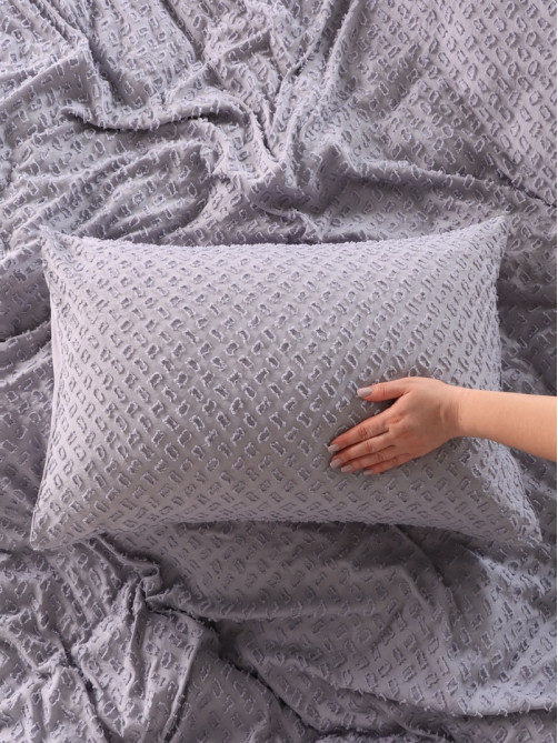Постельное бельё евро LoveLife Tufting Квадрат, микрофайбер
