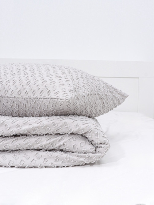 Постельное бельё евро LoveLife Tufting Квадрат, микрофайбер