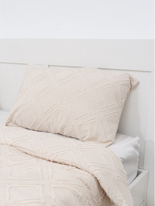 Постельное бельё евро LoveLife Tufting Ромб, микрофайбер