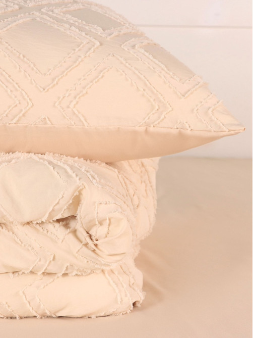 Постельное бельё евро LoveLife Tufting Ромб, микрофайбер