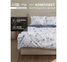 Постельное бельё евро LoveLife «Флора», микрофибра