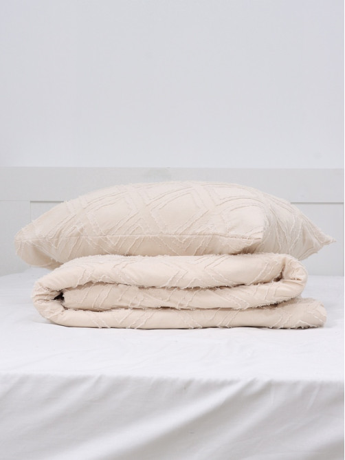 Постельное бельё евро LoveLife Tufting Ромб, микрофайбер