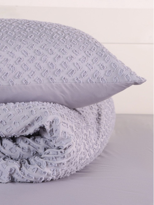 Постельное бельё евро LoveLife Tufting Квадрат, микрофайбер