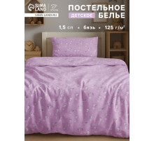 Постельное бельё 1.5-спальное «Этель» Cat, бязь
